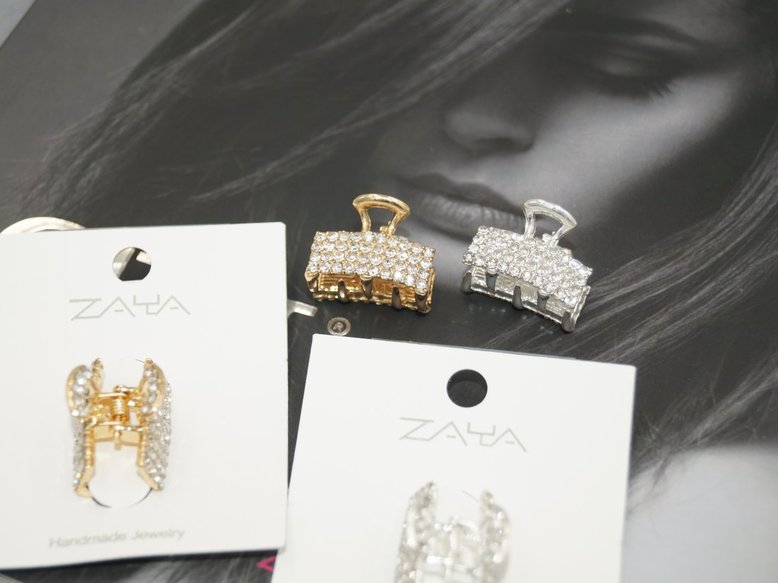 Металеві краби для волосся. 2,2 см.