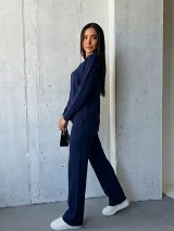 трикотажний костюм-двійка INNOE 210350 Темно-синій - Innoe