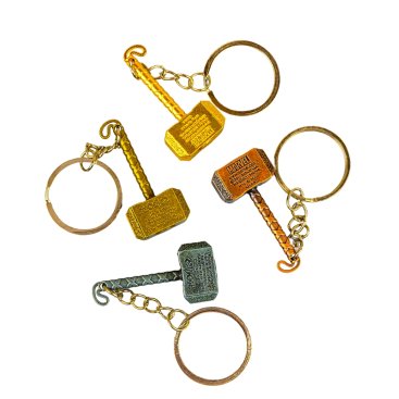 Брелоки Молот Тора металеві 10 см - Купити