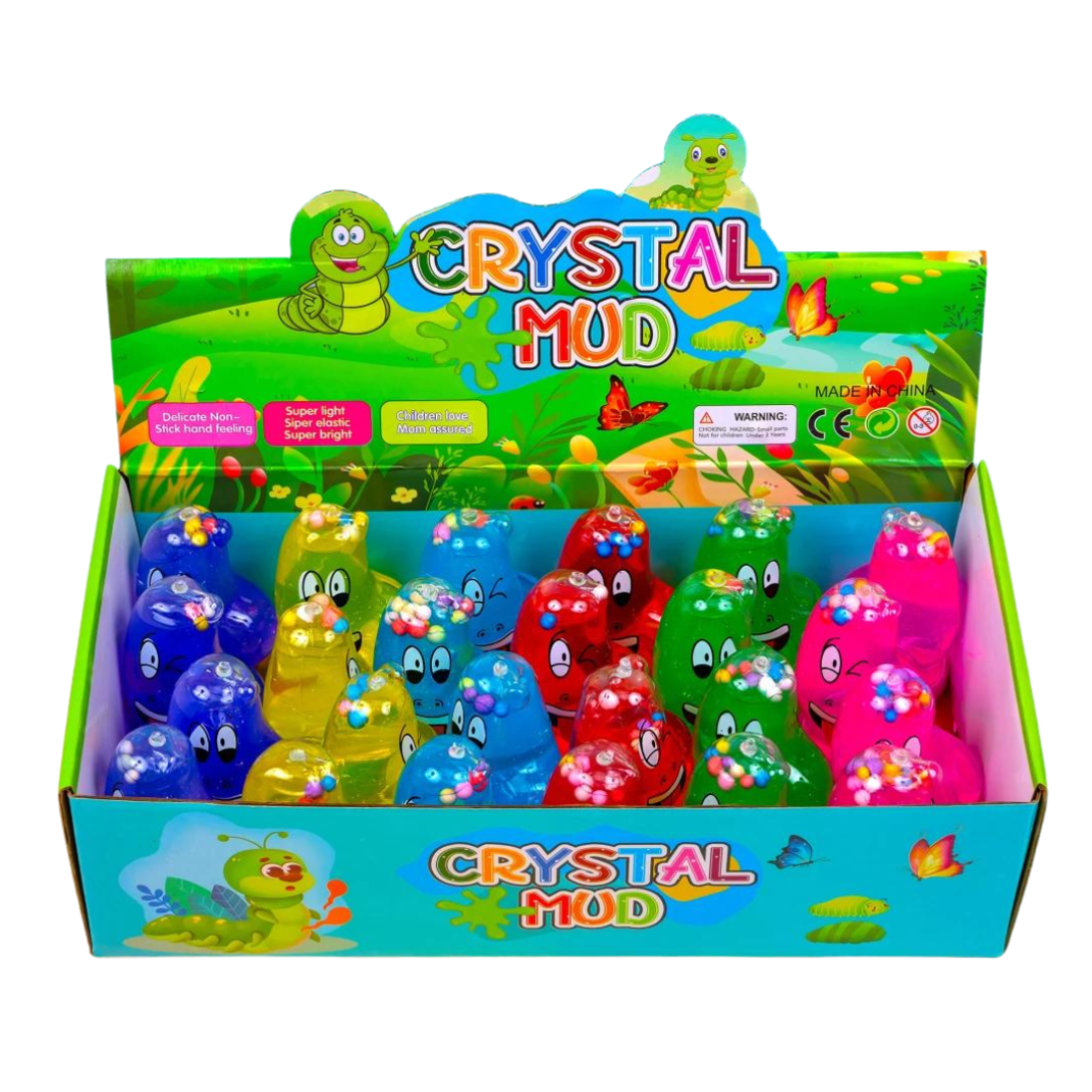 Лизун маленький Гусениця 7,5 см - Pobut