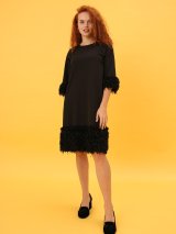 Святкова чорна сукня 270381-1 - Купити