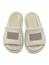 Домашні анатомічні barefoot капці з липучкою молочного з відкритим носком Family Story - Купити