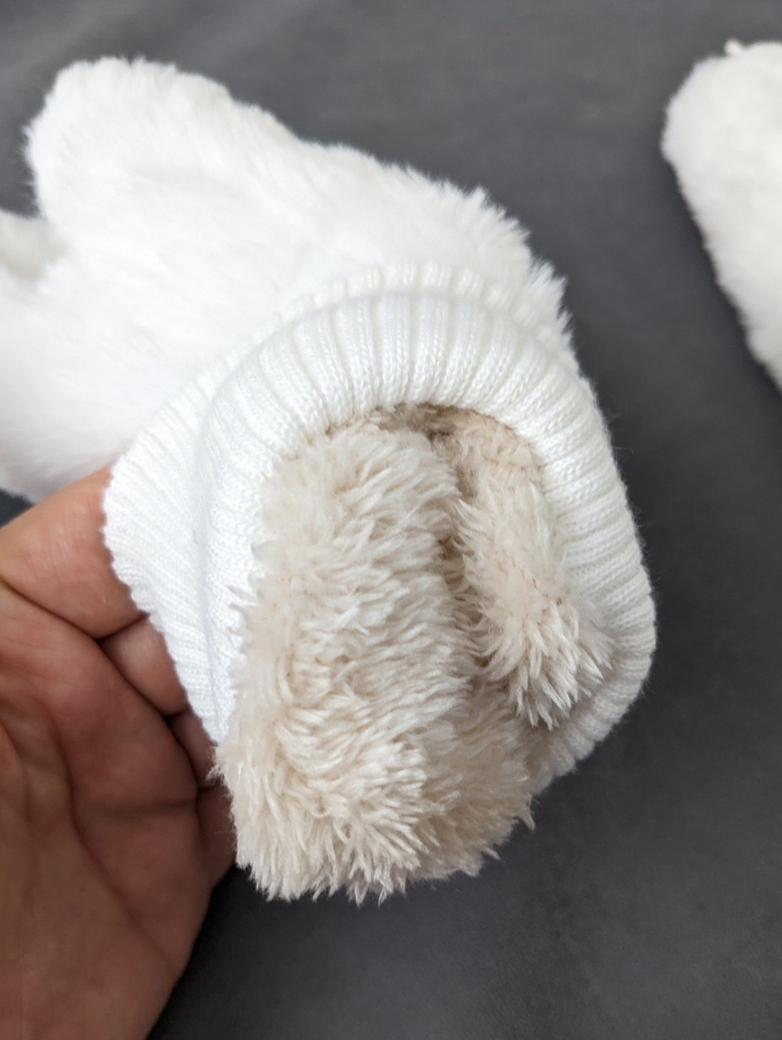 Теплые перчатки с мехом INNOE 85005-6 Белый - Купити