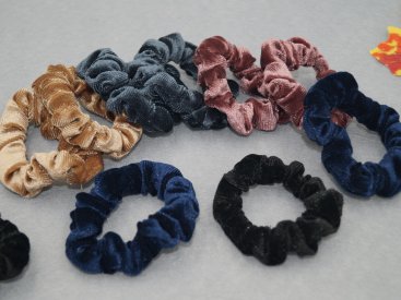 Велюрові резинки для волосся. - Купити