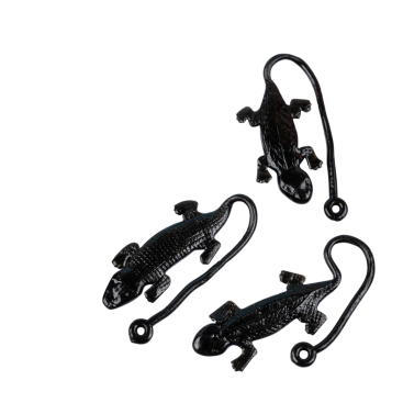 Іграшки липучки Ящірки чорні 16 см - Купити