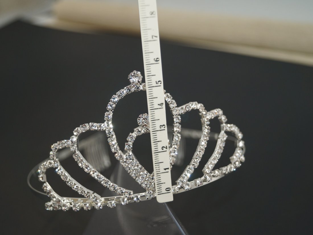 Діадема з гребінцями. Висота 6 см. - Кристалік