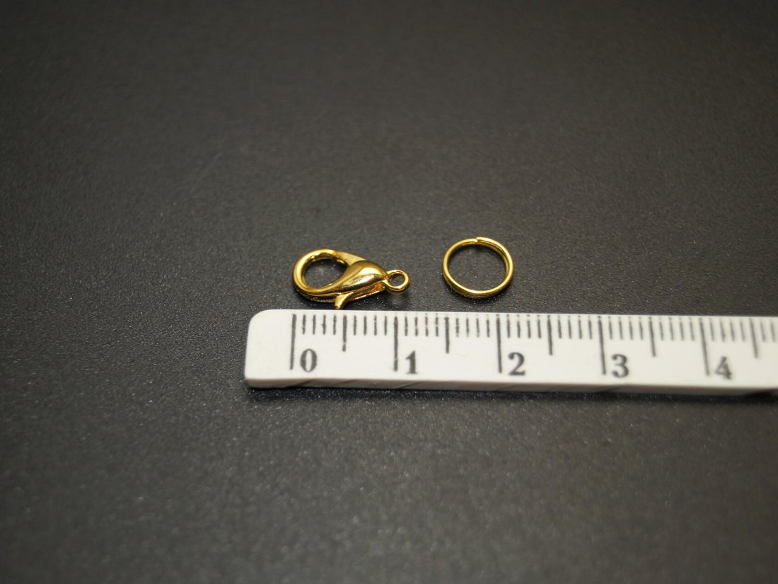 Застібка-карабін. 11 мм. - Кристалік