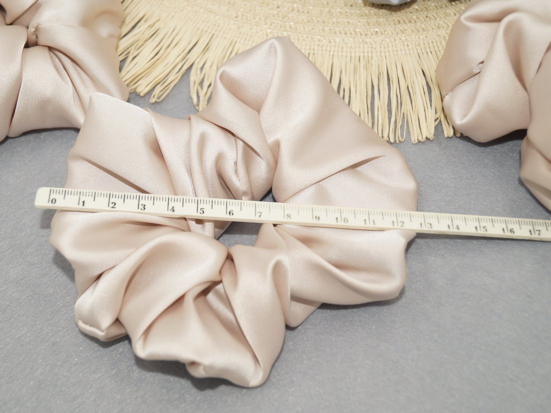 Резинки для волосся. Об'ємні. 12.5 см. - Кристалік