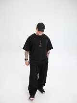 Футболка стану багатства з принтом Магніт для грошей, черного кольору копия