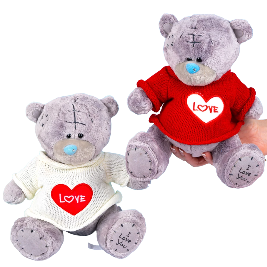 М'які іграшки Ведмедики у светрах 20 см