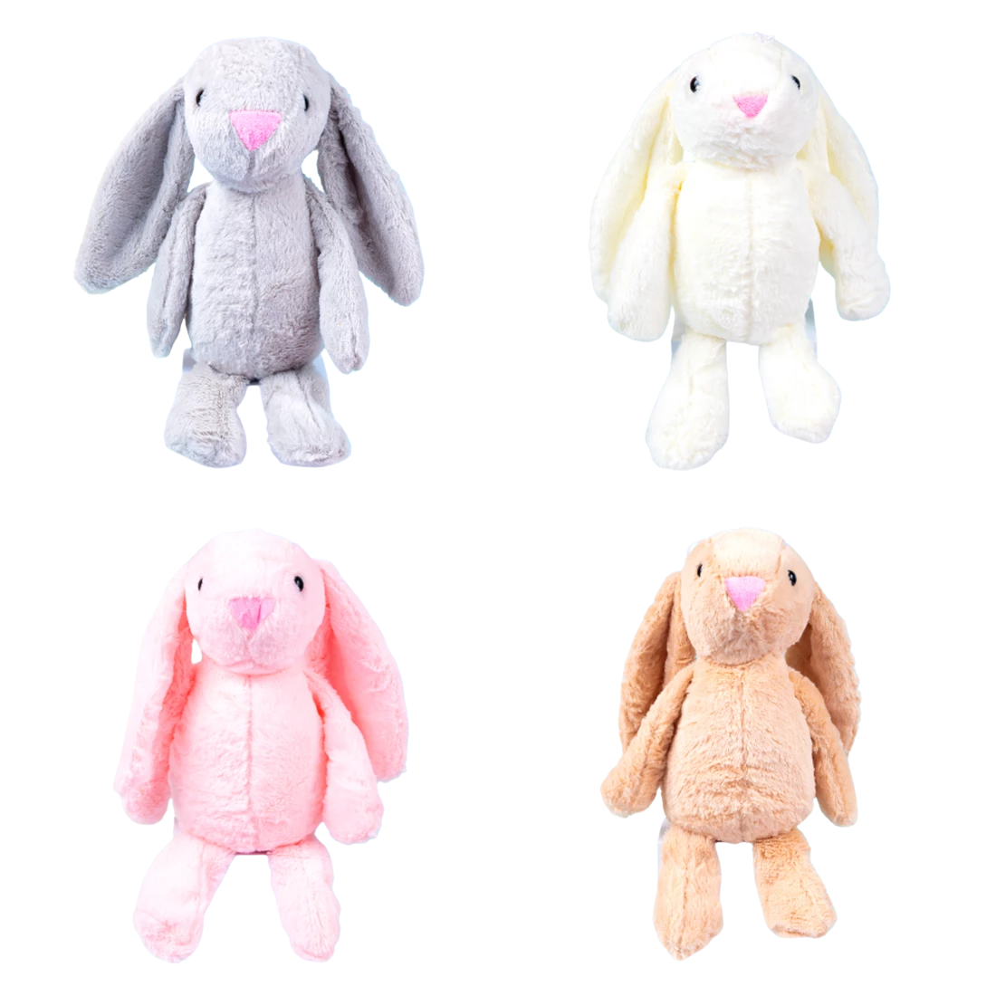 М'які іграшки Зайчики 30 см, 4 кольори
