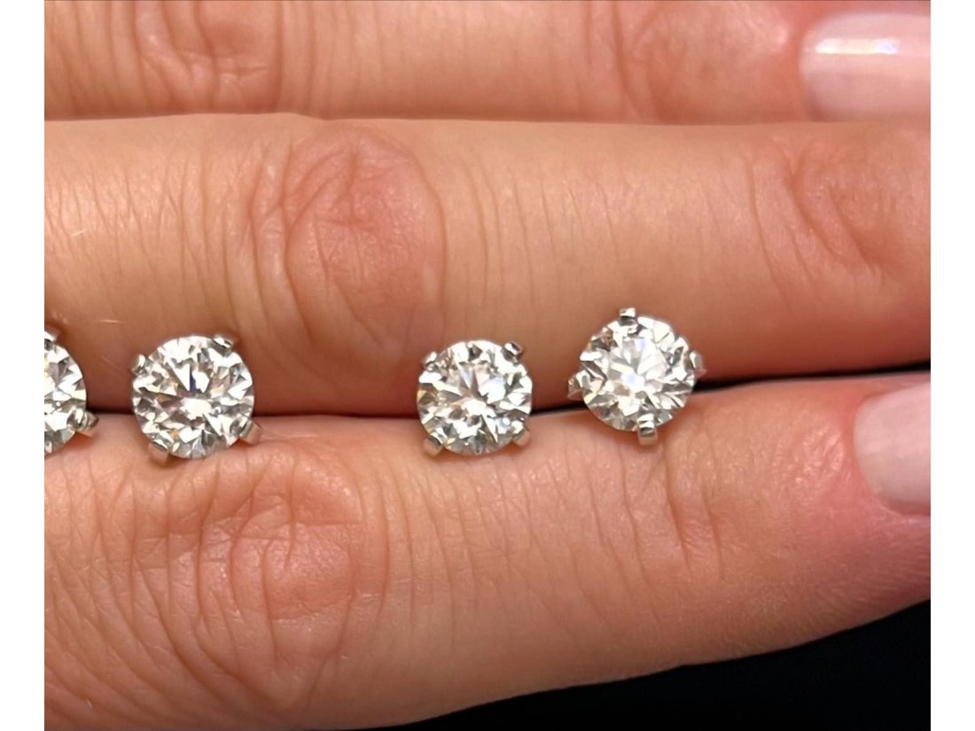 Сережки з діамантами - Фото4 Сережки з діамантами