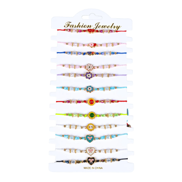 Дитячі браслети на руку Мікс 12 штук - Купити