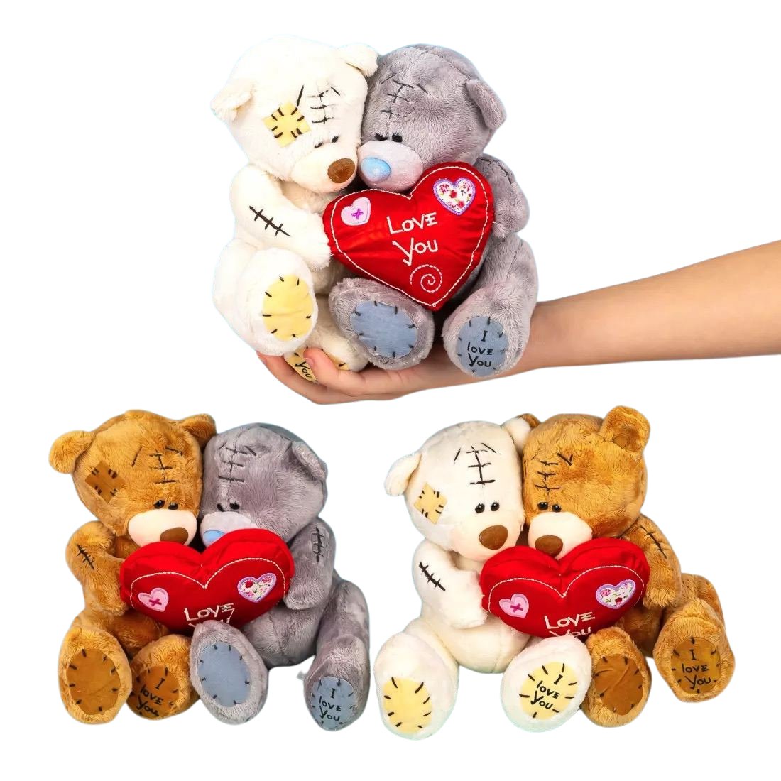 М'які іграшки Пара Ведмедиків Теді 16 см