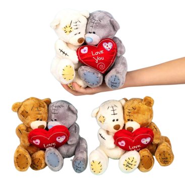 М'які іграшки Пара Ведмедиків Теді 16 см - Купити
