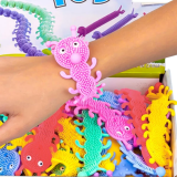 Браслет на руку силіконовий Гусениця 20 см - Pobut