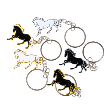 Брелоки металеві Коні з гривою 10 см - Купити