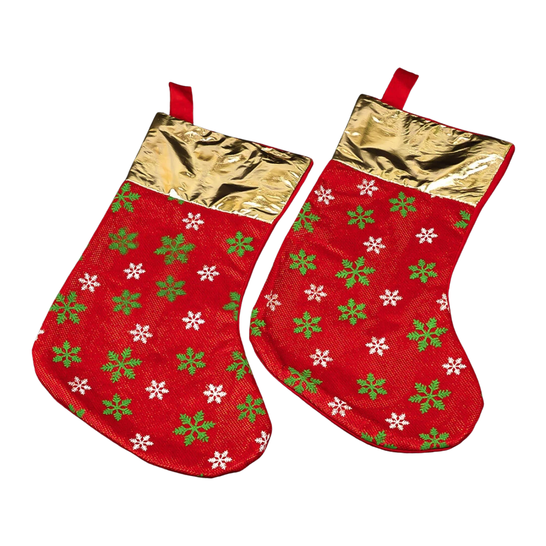 Шкарпетки, чобіт для подарунків Сніжинка великий 40 см