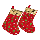 Шкарпетки, чобіт для подарунків Сніжинка великий 40 см