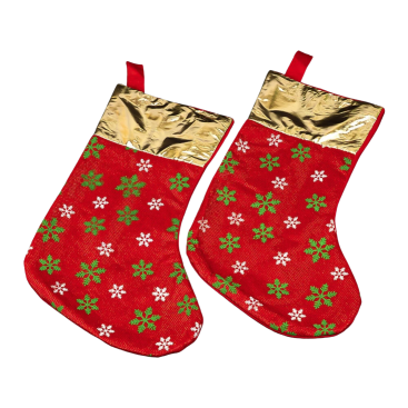 Шкарпетки, чобіт для подарунків Сніжинка великий 40 см - Купити