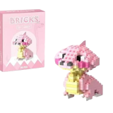 Конструктор BRICKS ДИНОЗАВРИК РОЖЕВИЙ