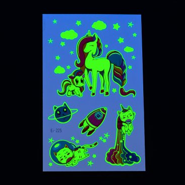 Дитячі татуювання флуоресцентні Казка EI-223 - Купити