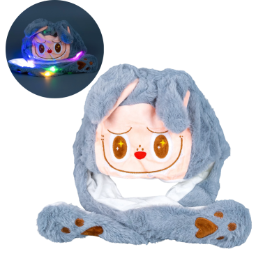 Світиться шапка Чудик сірий - Купити