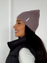 Універсальна шапка для осені та зими INNOE 950251-1 Капучино