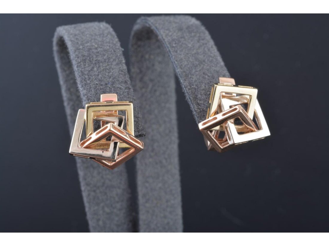 Сережки "Геометрія" - Фото2 Сережки "Геометрія" - Багира