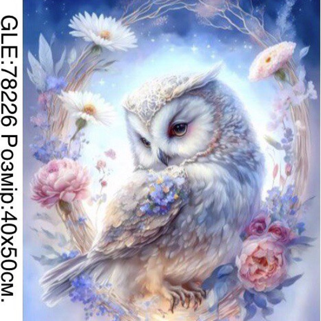 Сова 40х50