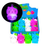 Сяючі силіконові їжачки Кішечки 10 см