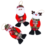 Новорічні прикраси підвіска Зима 15 см