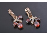 Сережки «Гранатовий букет» - Купити