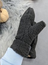 Затишні плюшеві рукавиці — тепло, яке хочеться носити INNOE 85005-3 Чорний