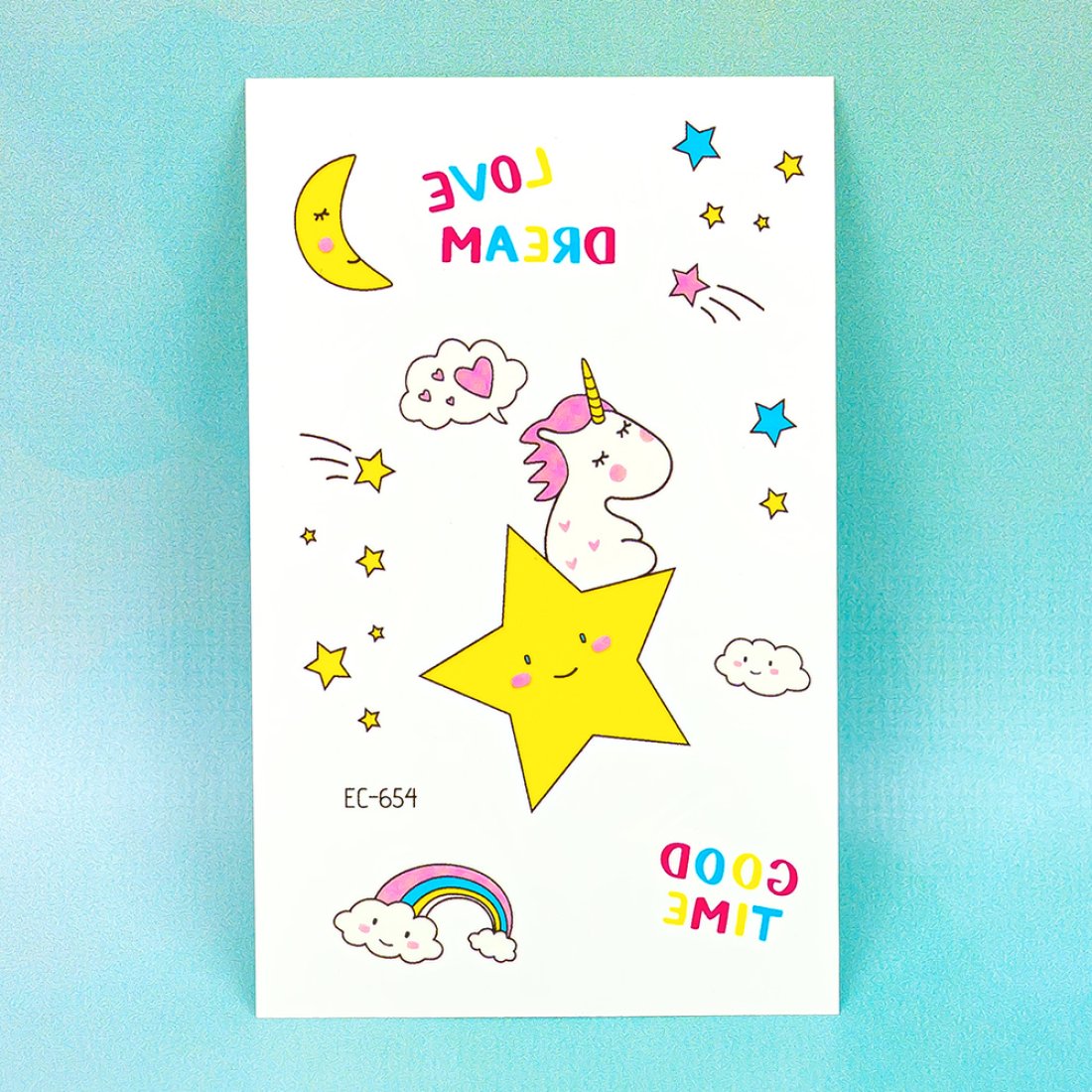 Дитячі перекладні татуювання Єдинороги EC-654