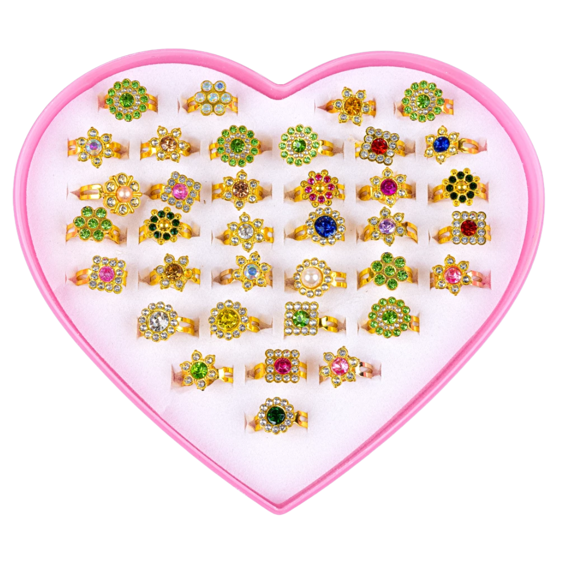 Кільця дитячі Смарагд 36 штук - Pobut