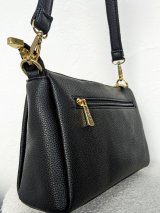 Практична та стильна жіноча сумка з якісної екошкіри INNOE 350015-1 Чорний