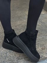 Практичні зимові черевики з натуральної замші INNOE 777562-4 Чорний