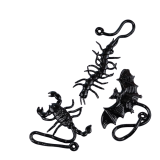 грашки липучки Монстри чорні 15 см