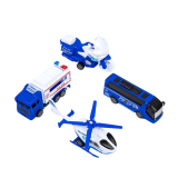 Машинки інерційні Міська Поліція 12,5 см - Pobut