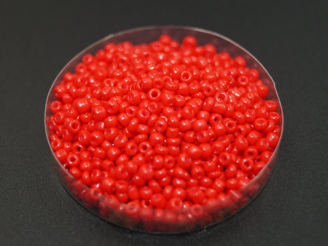 Бісер Дрібний Китайский. 450 г. №12/30 Червоний