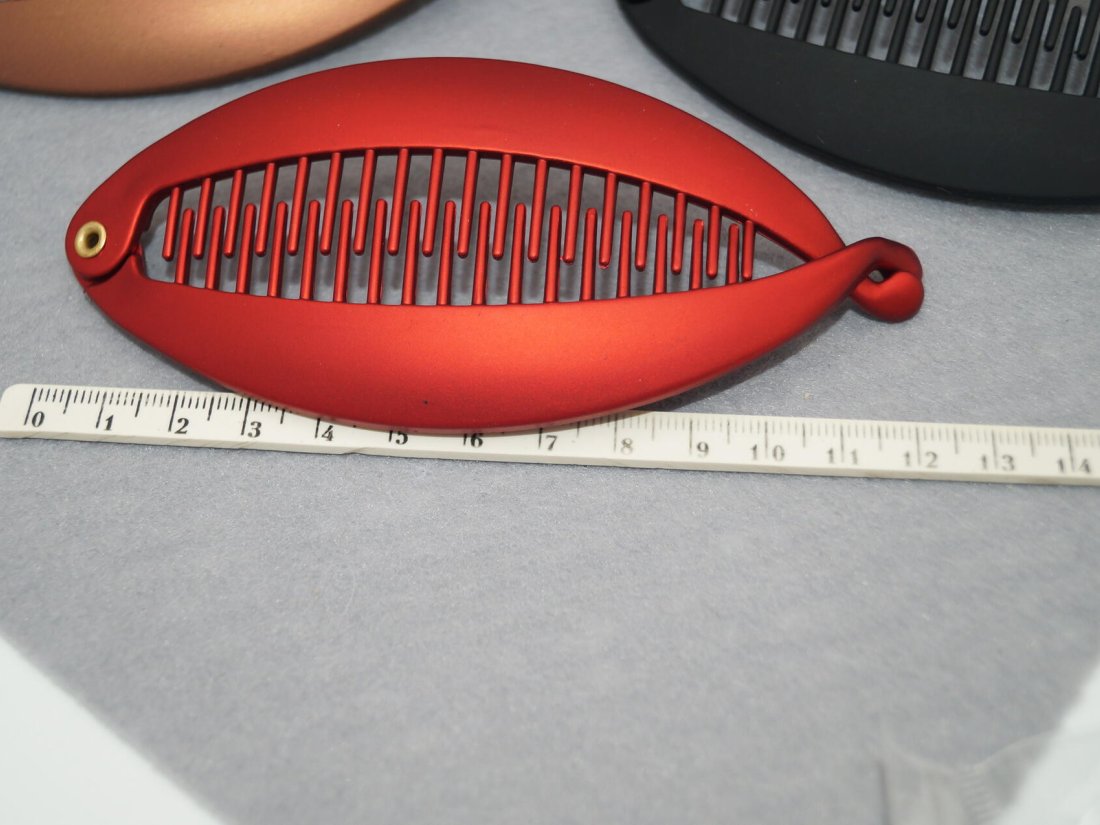 Заколка Банан. 12,5 см. Матова. - Кристалік