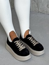 Кросівки casual чорний замш INNOE 777526-2 Чорний