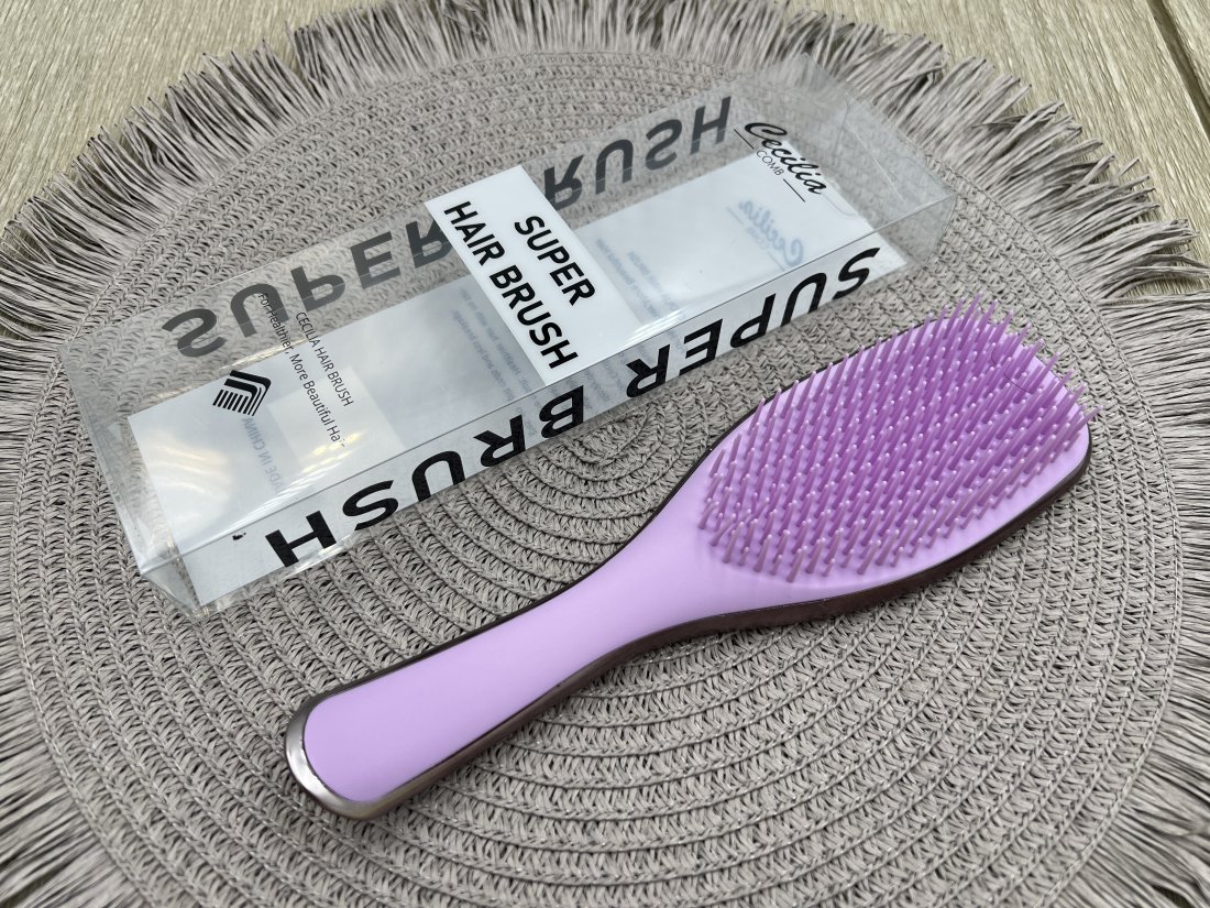 Гребінець для волосся в коробочці. Cecilia Бронза - Кристалік