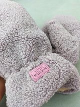 Теплі м’які рукавиці з плюшевої тканини INNOE 85005-3 Лавандовий