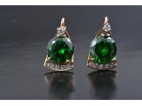 Сережки із зеленим камінням - Багира