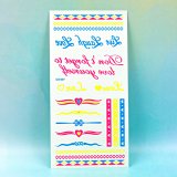 Неонові татуювання Написи 21 см - Pobut