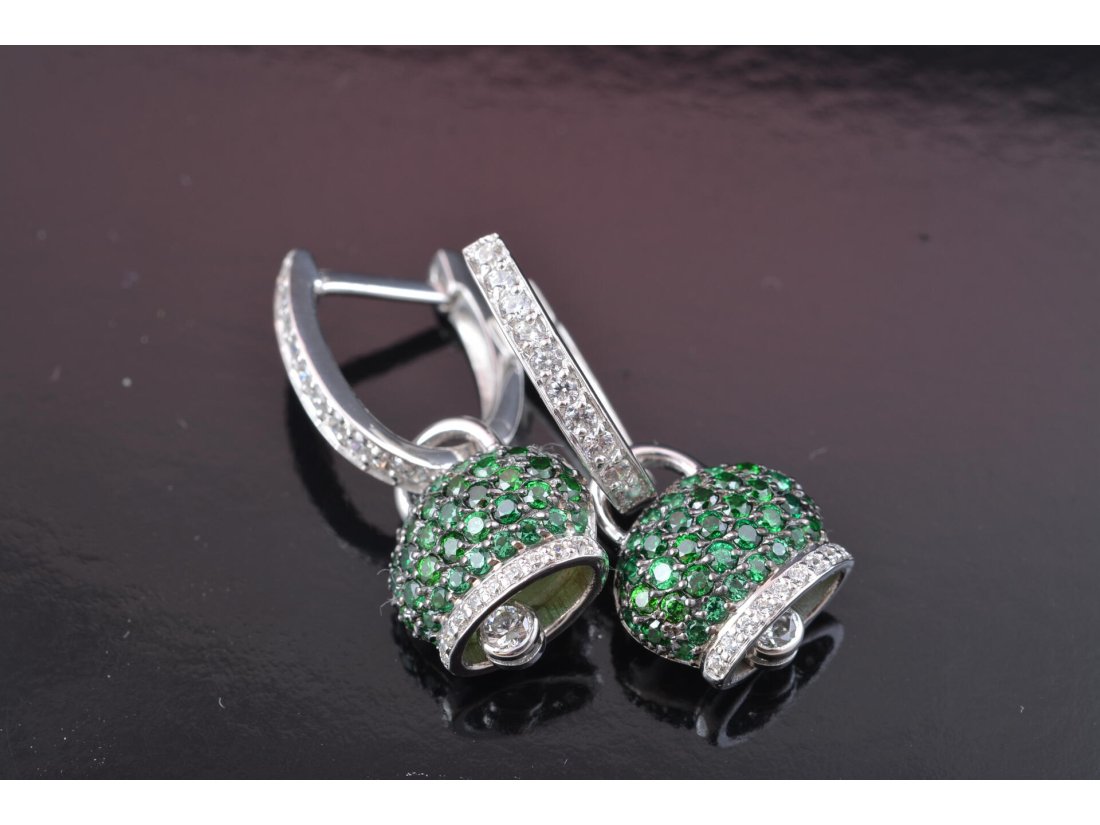 Сережки у стилі Chantecler &quot;Маленький дзвіночок&quot;, срібло