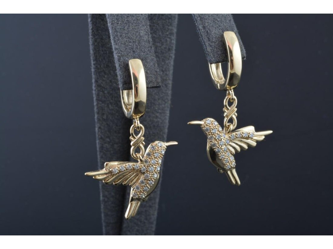 Сережки «Колібрі»