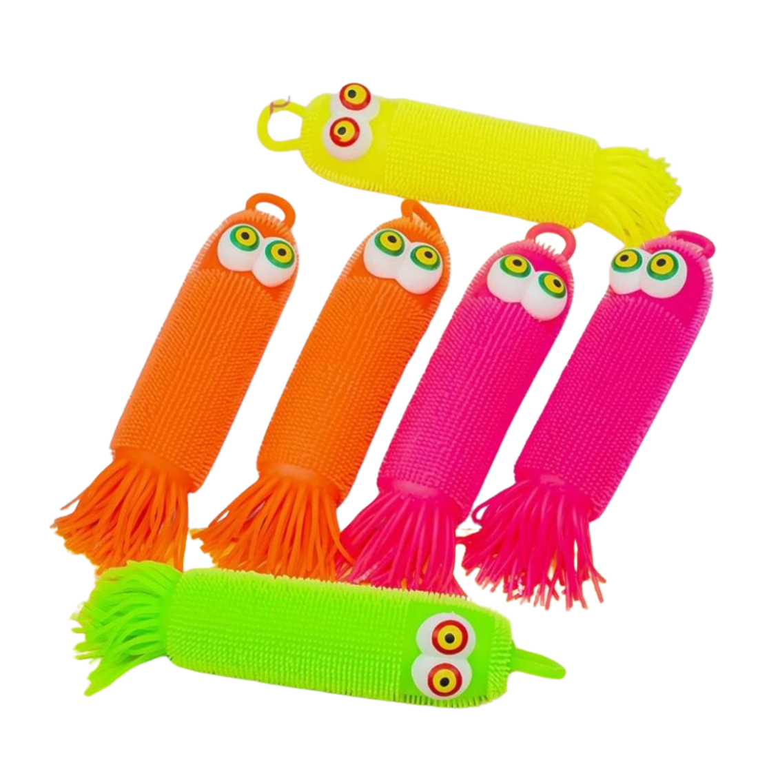 Силіконовий Кальмар їжачок 19 см, що світиться - Pobut